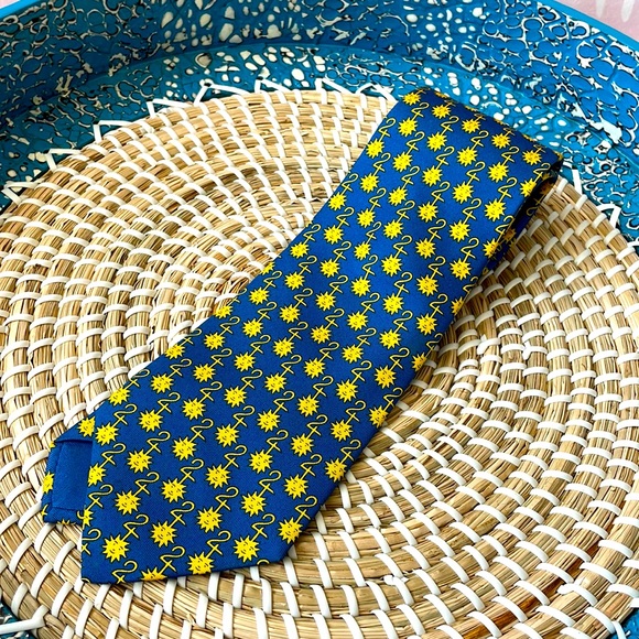 HERMES SILK MEN'S NECKTIE